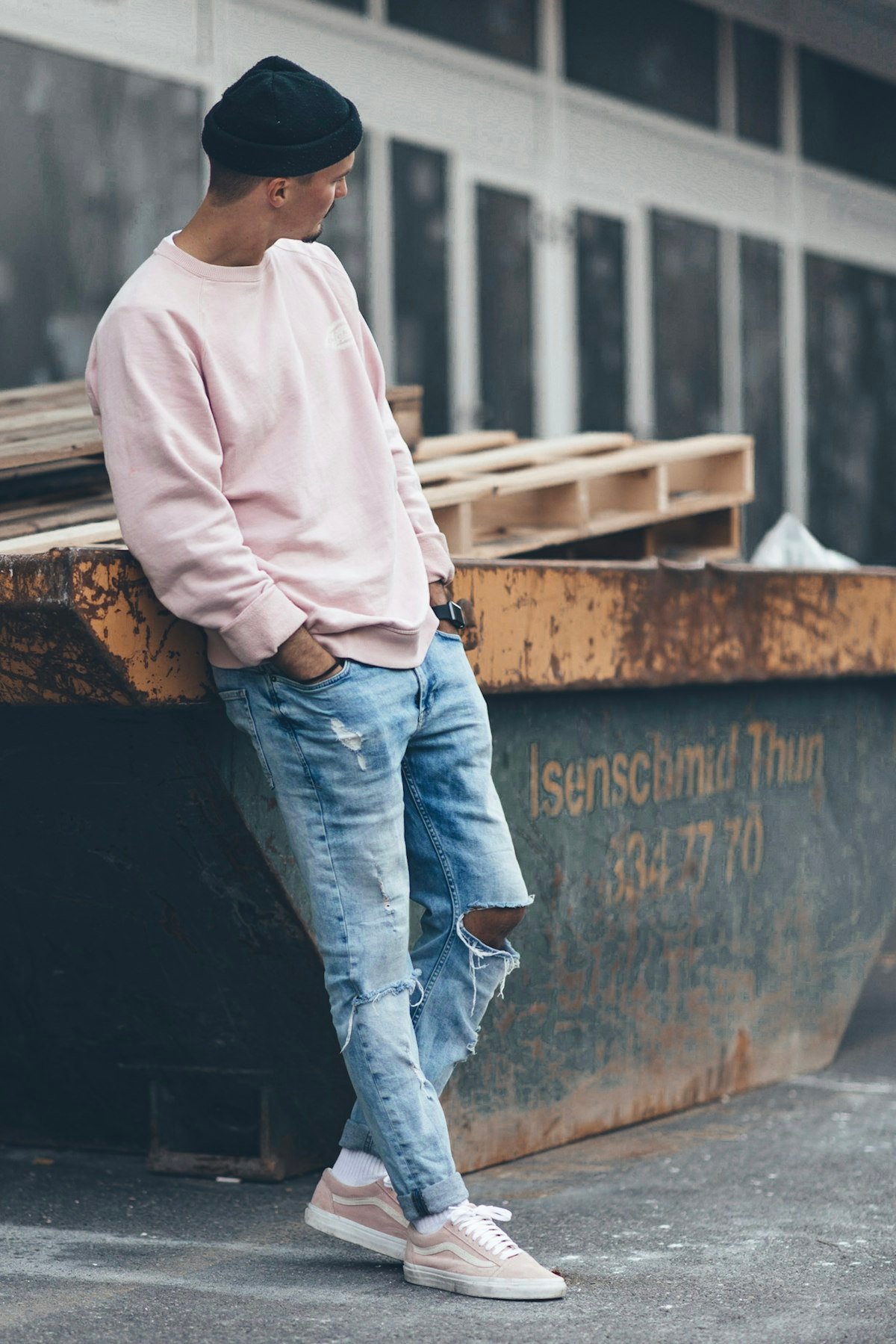 Urban streetwear outfit